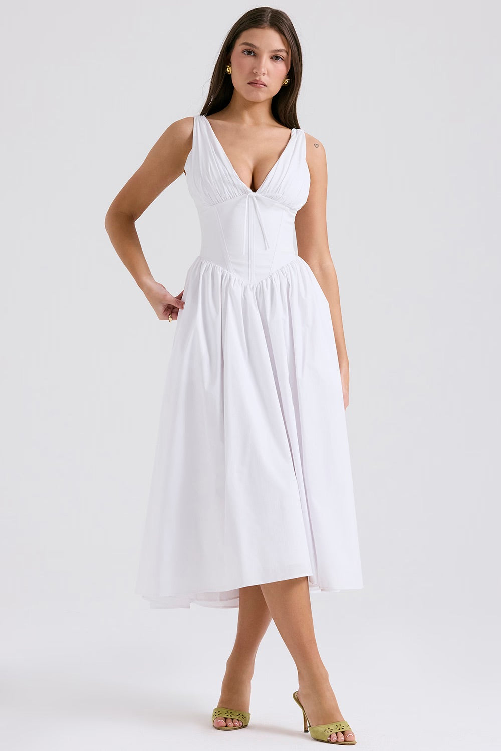 Nina | Elegant Midi Dress - ginlerie 5