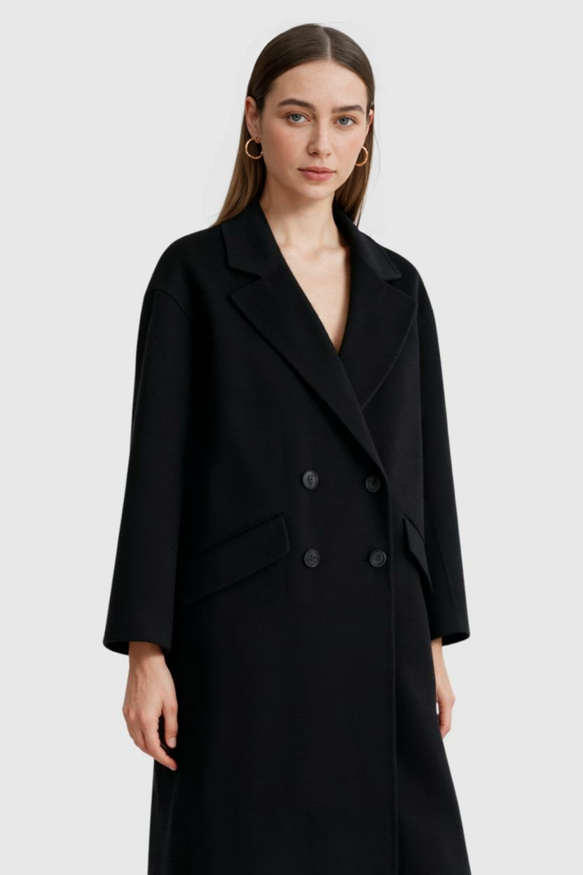 Nina | Elegant Wool Winter Coat - ginlerie 1