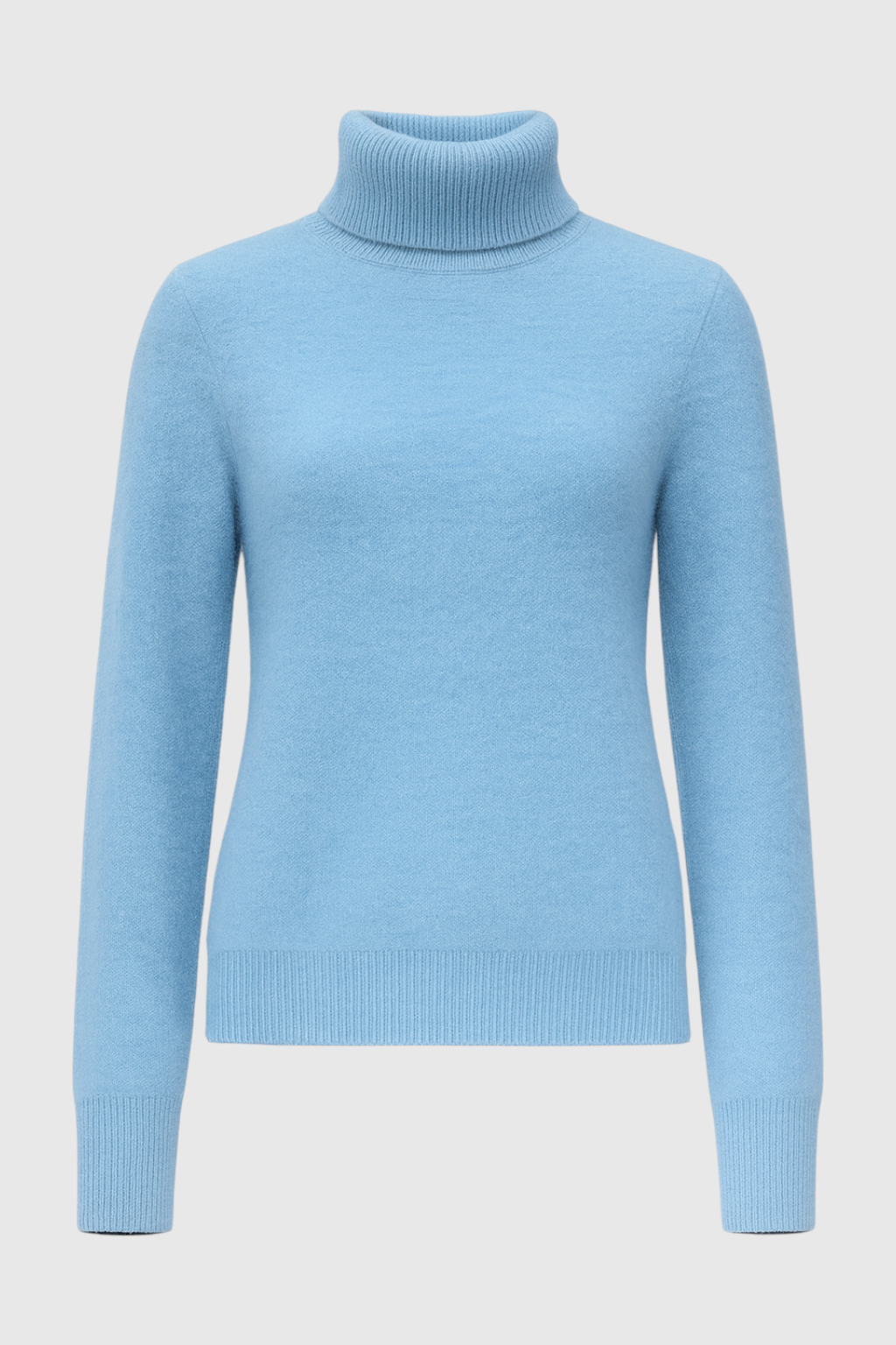 Nina | Fleece Lined Black Turtleneck Sweater - ginlerie 0