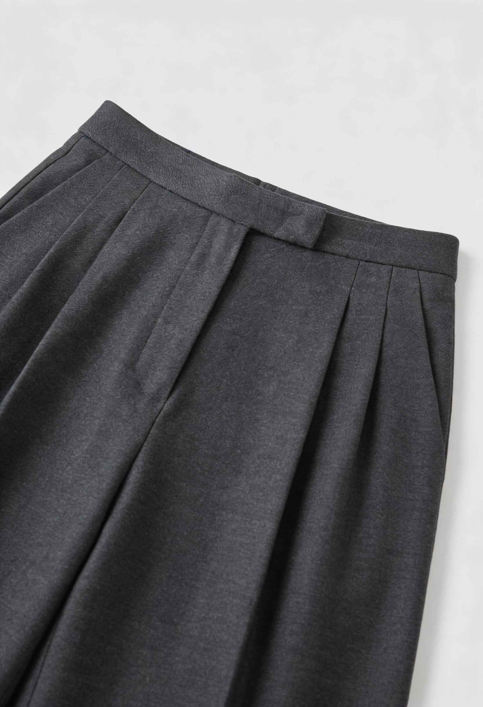 Nina | High-Waisted Gray Pants - ginlerie 6