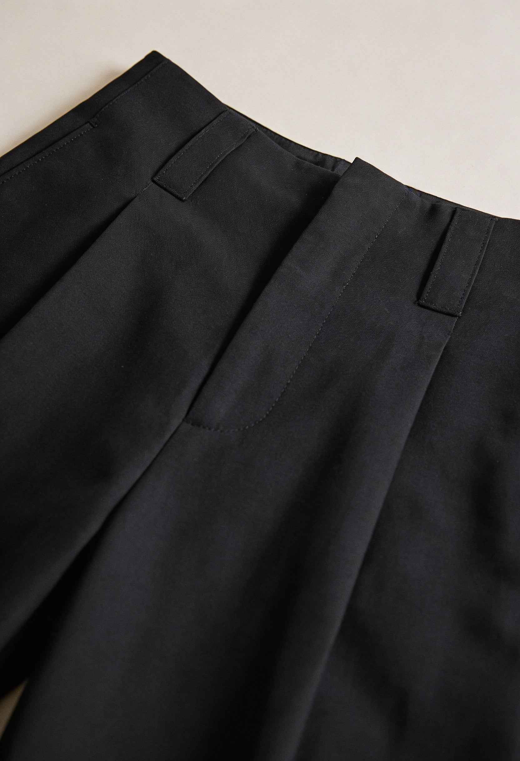 Nina | High-Waisted Pleated Linen Pants - ginlerie 5
