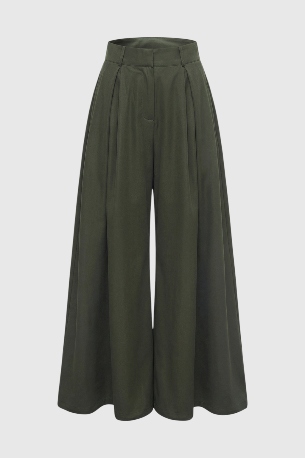 Nina | High-Waisted Wide Leg Pants - ginlerie 0