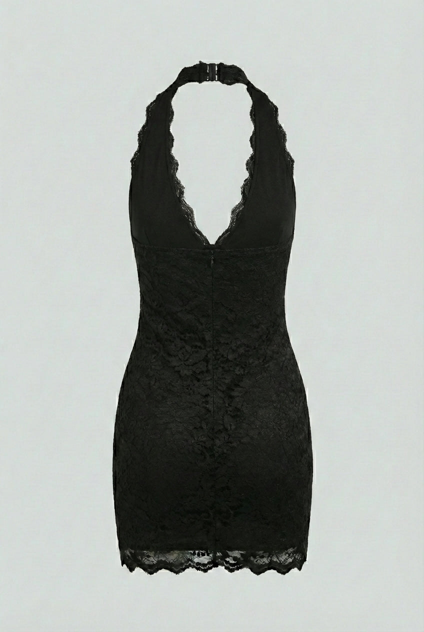 Nina | Lace Mini Dress - ginlerie 4