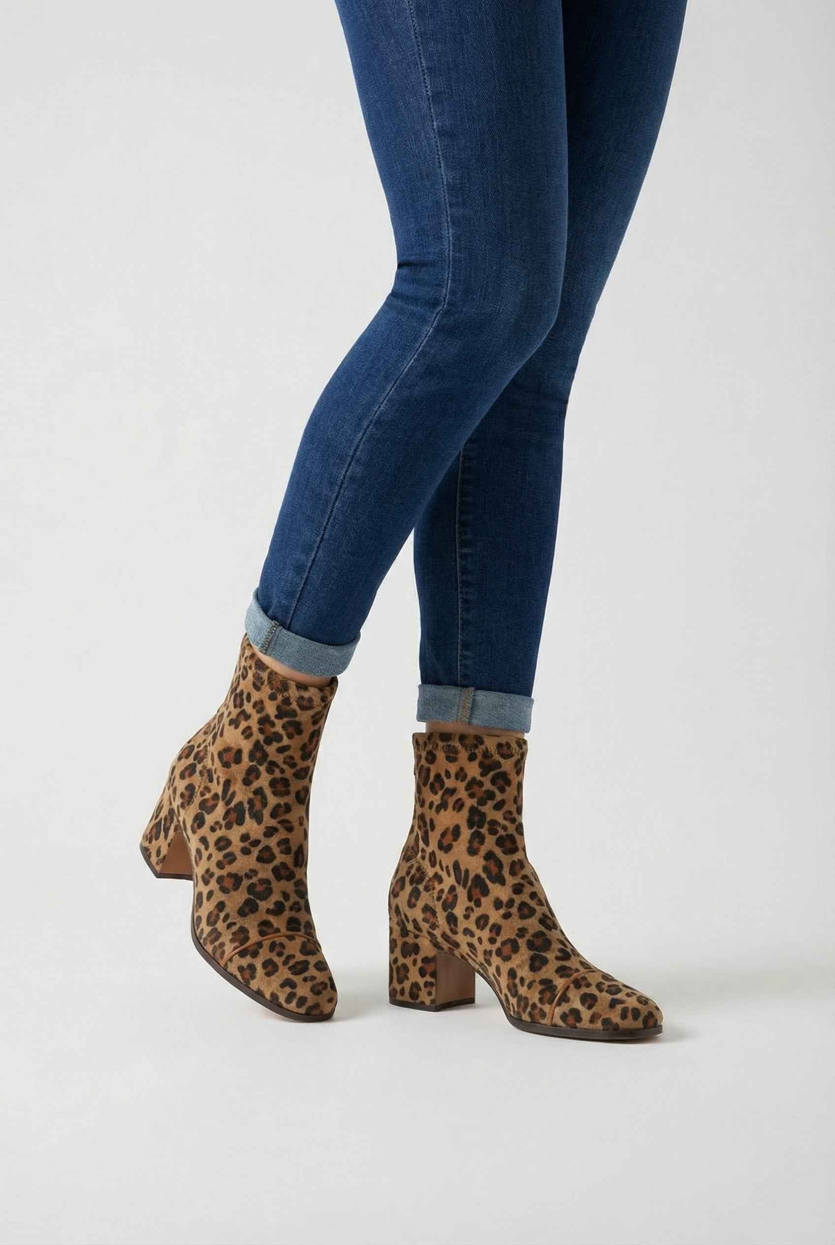 Nina | Leopard Print Boots - ginlerie 1