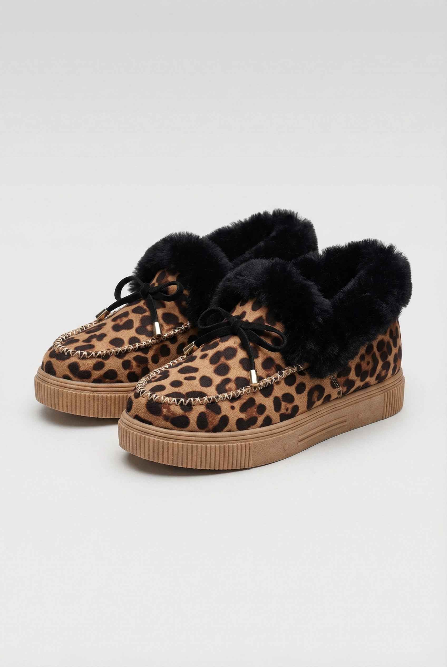 Nina | Leopard Print Winter Boots - ginlerie 0