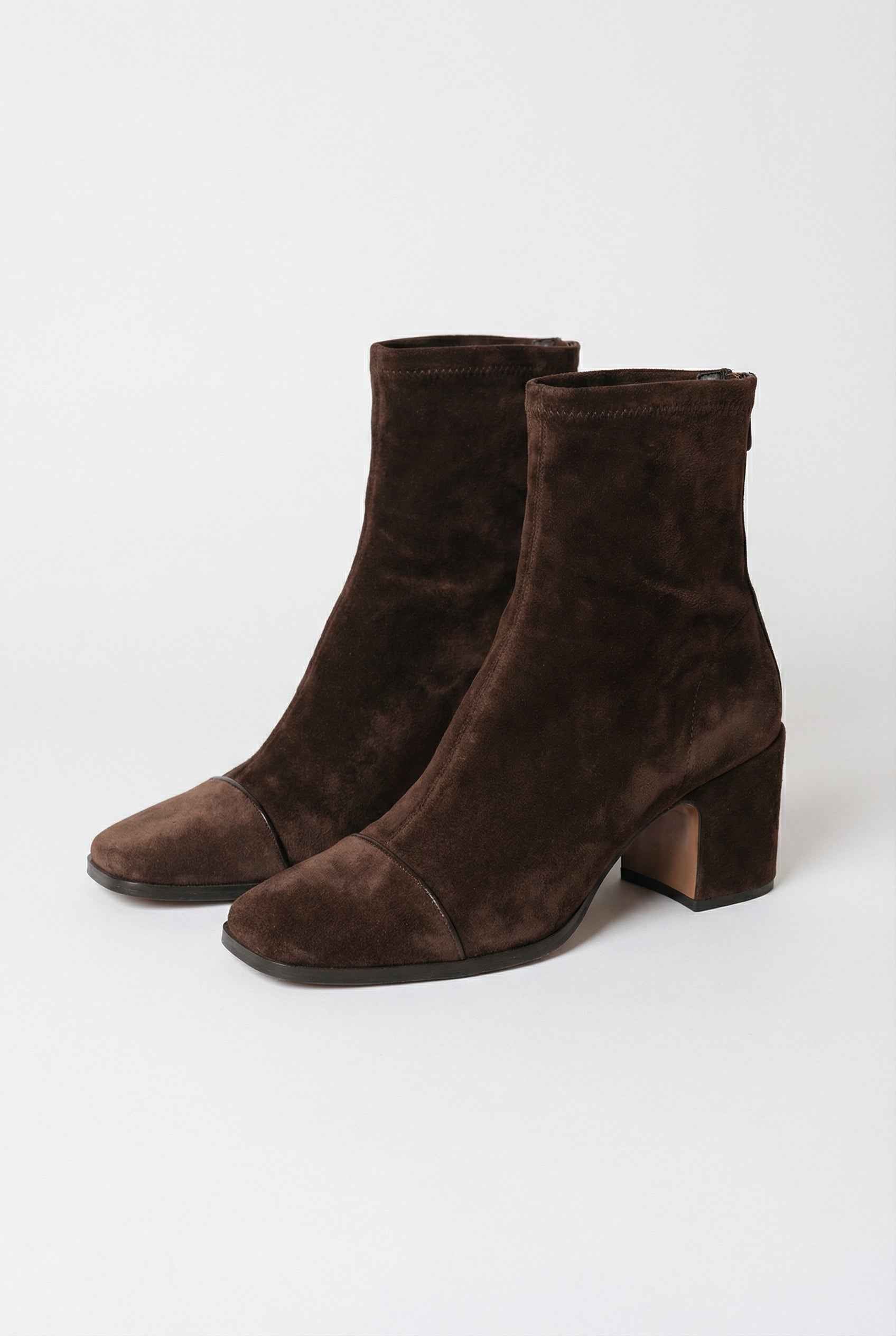 Nina | Mid-Calf Heeled Boots - ginlerie 0