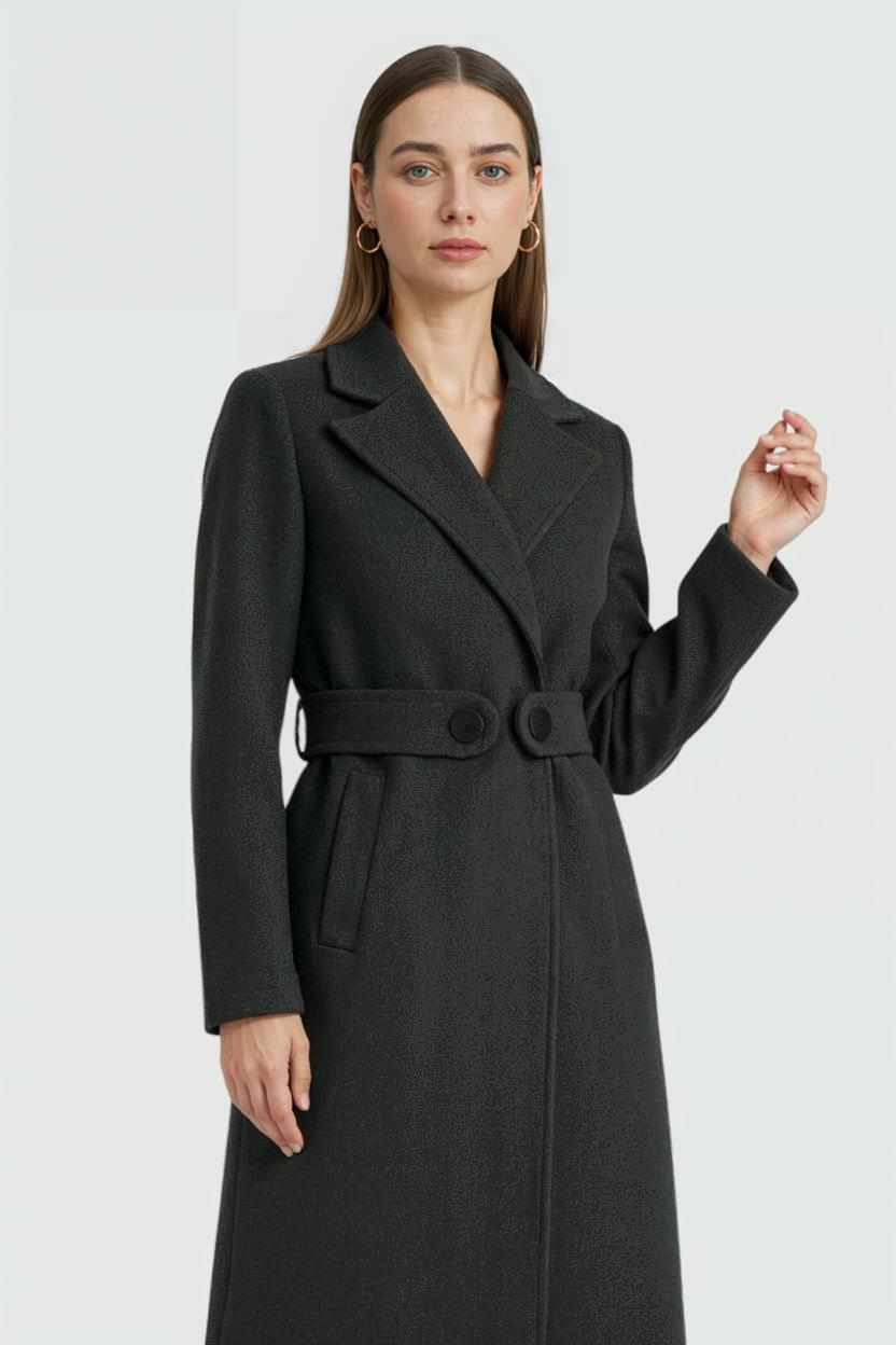 Nina | Mid-Length Winter Coat - ginlerie 1