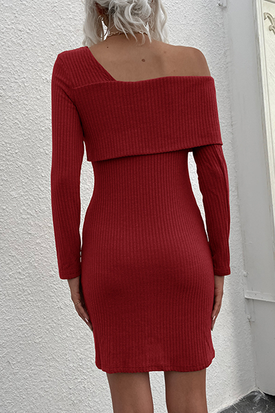 Nina | Off-Shoulder Bodycon Mini Dress - ginlerie 3