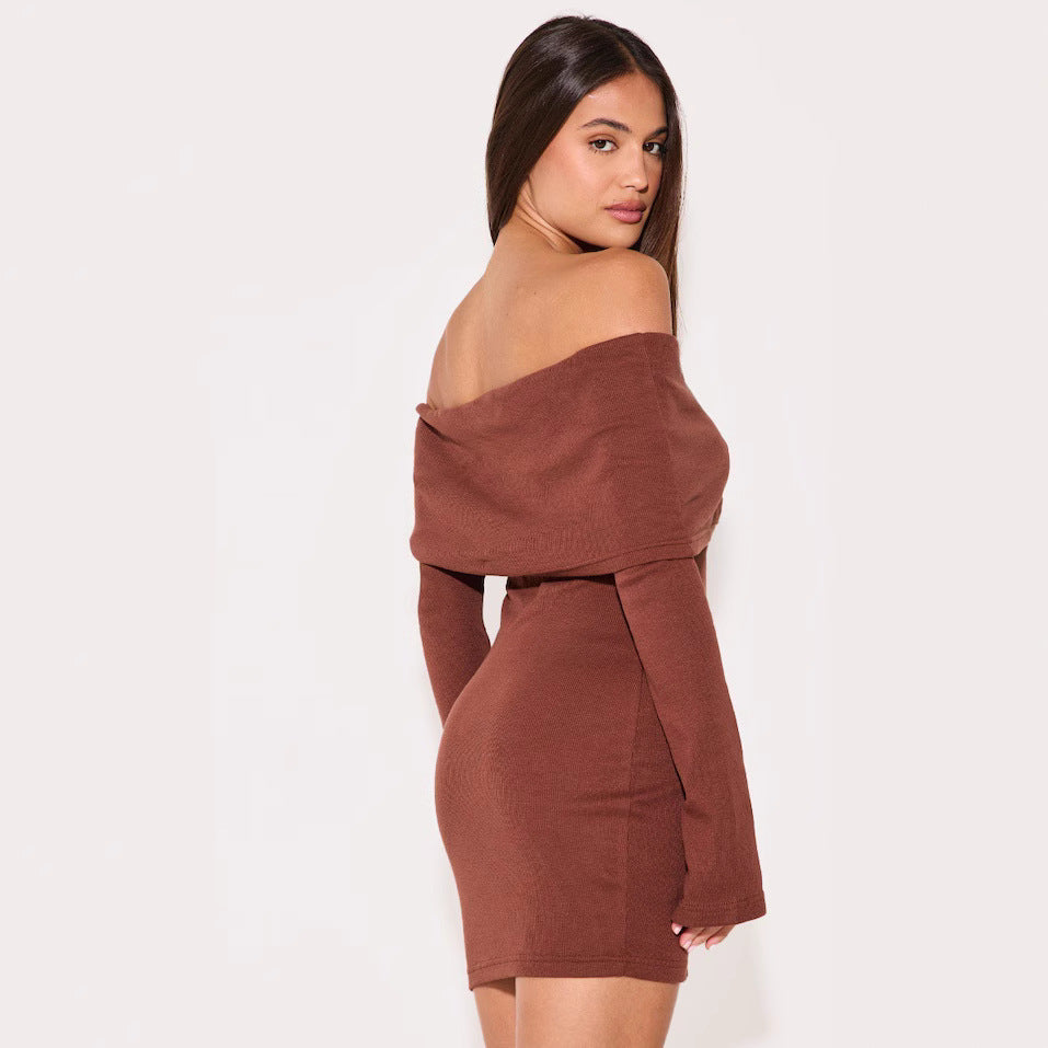 Nina | Off-Shoulder Mini Dress - ginlerie 3