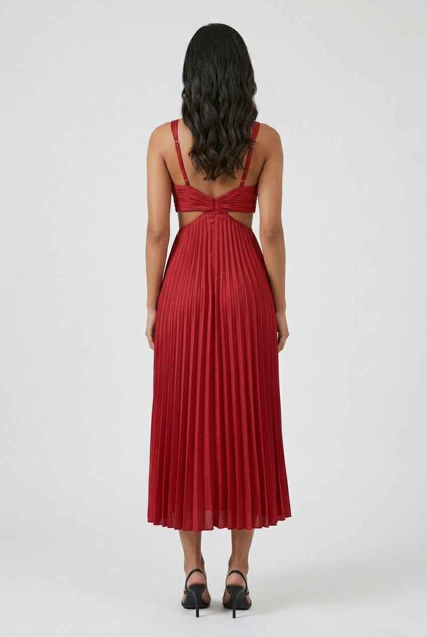Nina | Pleated Cocktail Dress - ginlerie 2