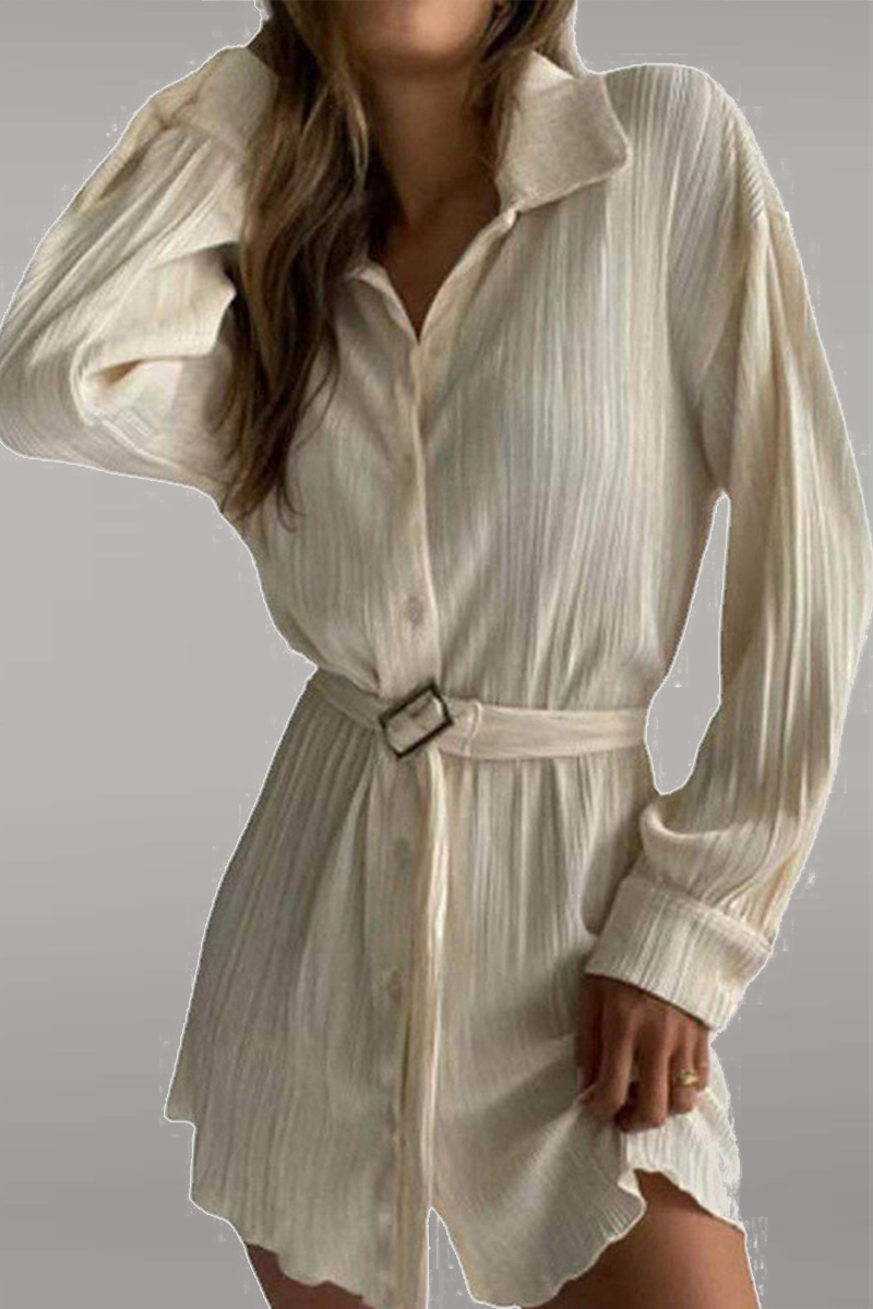 Nina | Pleated Mini Dress - ginlerie 11