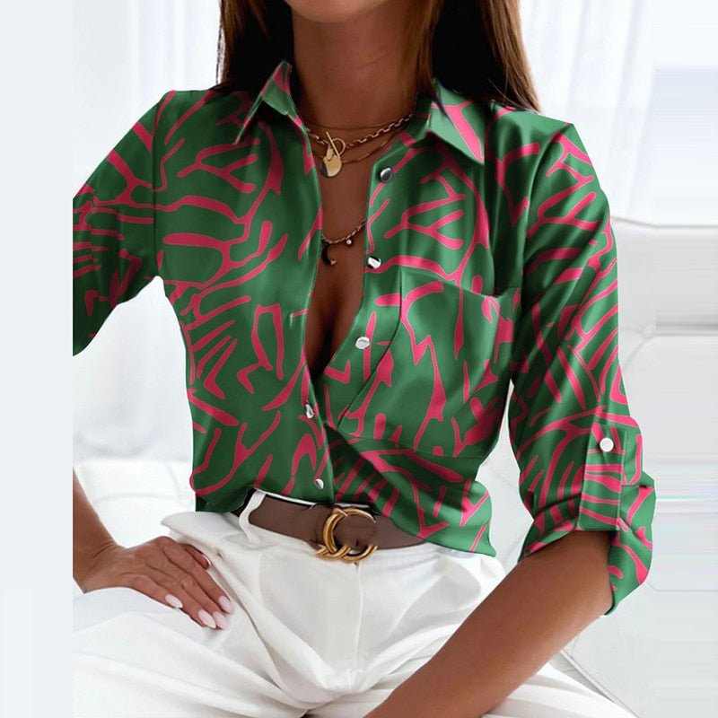 Nina | Printed Going Out Top - ginlerie 12