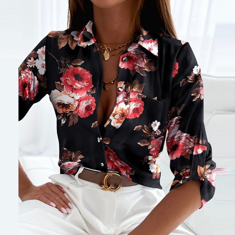 Nina | Printed Going Out Top - ginlerie 6