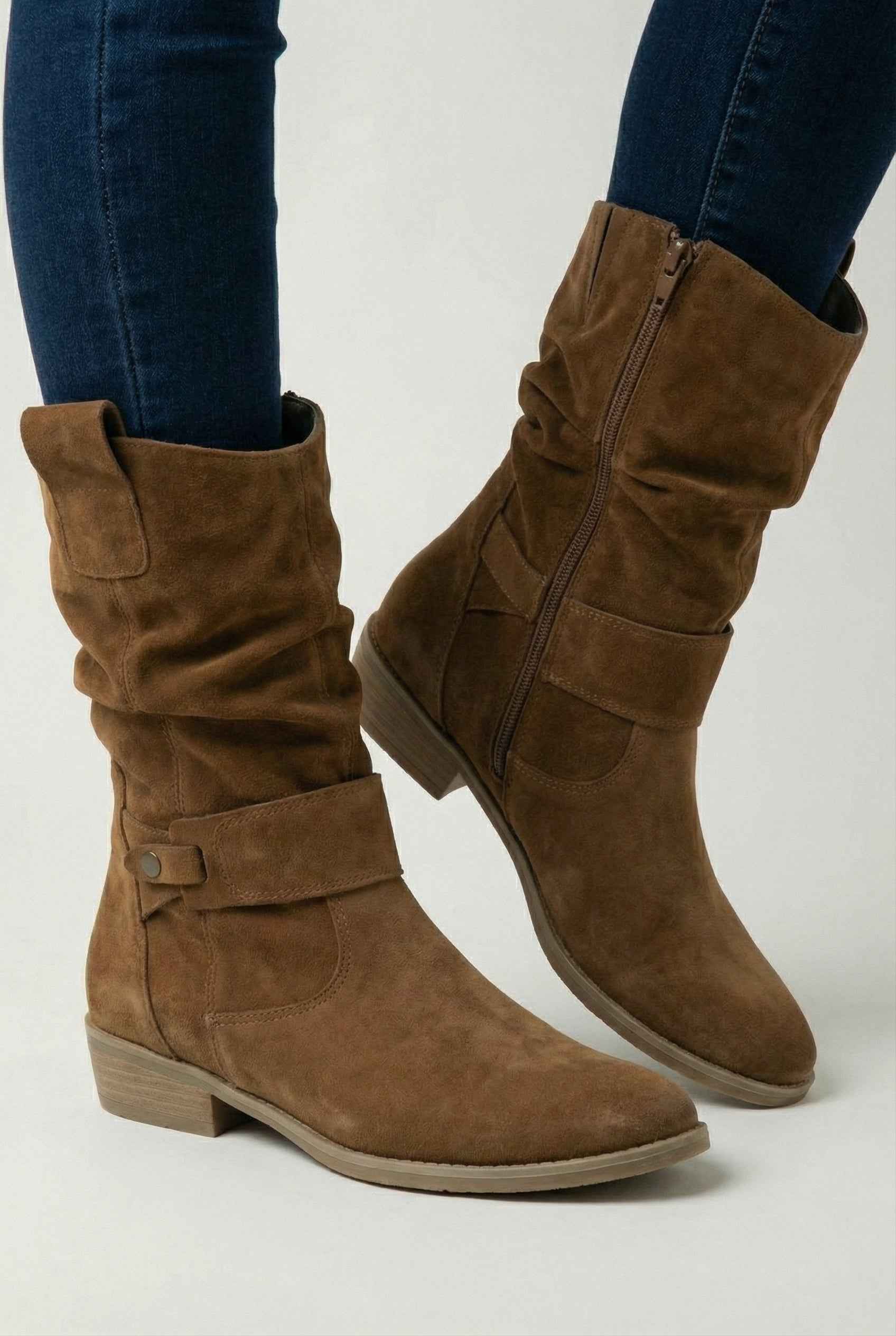 Nina | Retro Black Ankle Boots - ginlerie 2