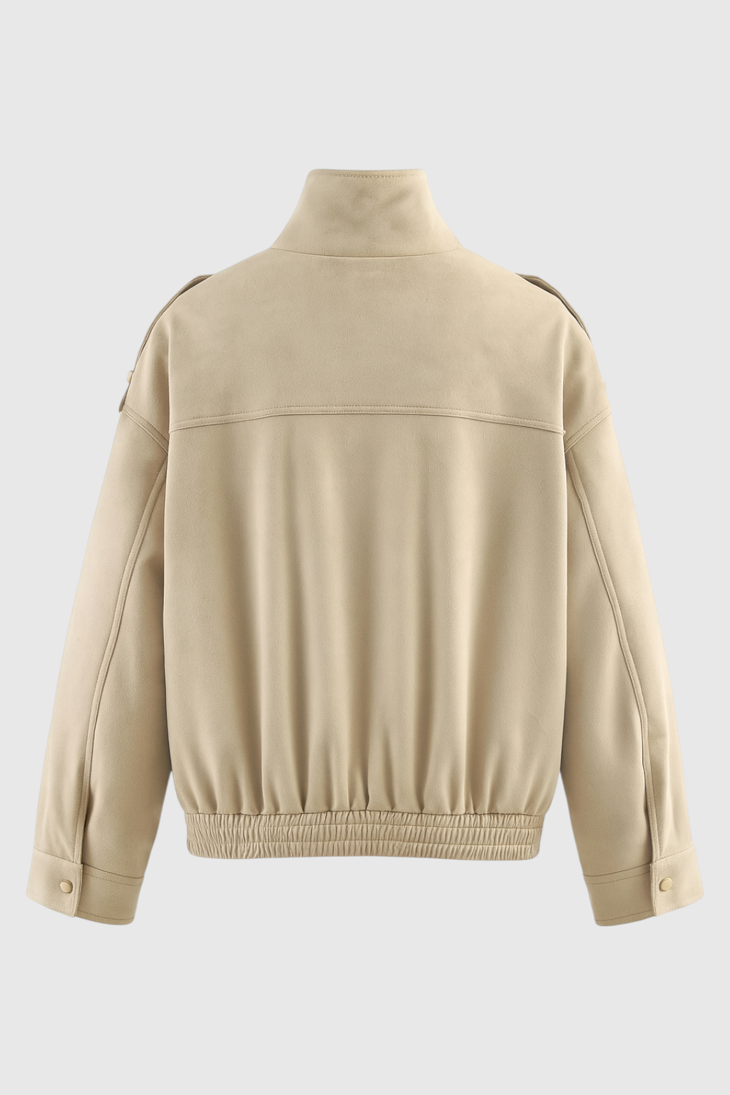 Nina | Suede Bomber Jacket - ginlerie 3