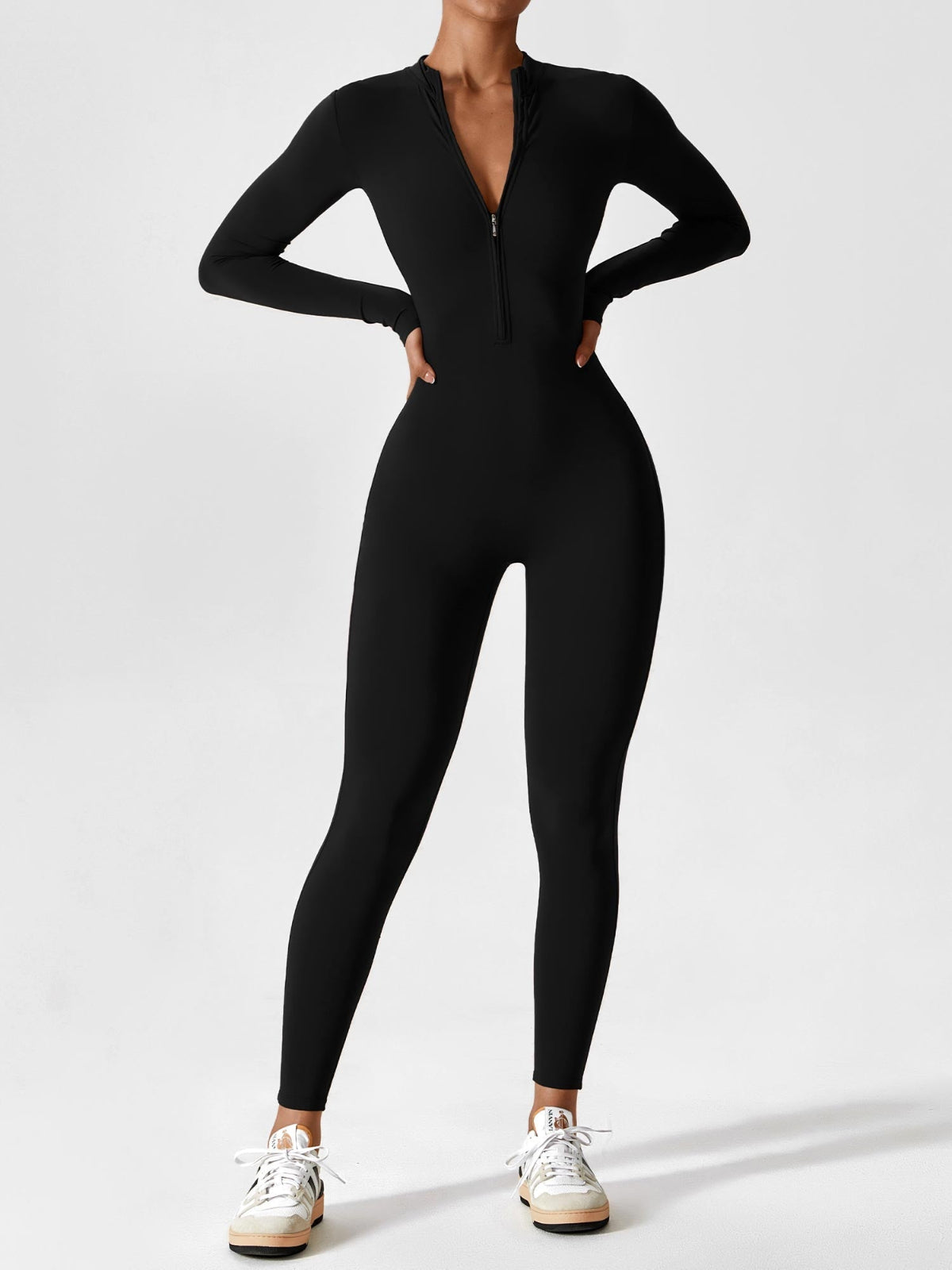 Nina | Summer Long Sleeve Zip Set - ginlerie 0