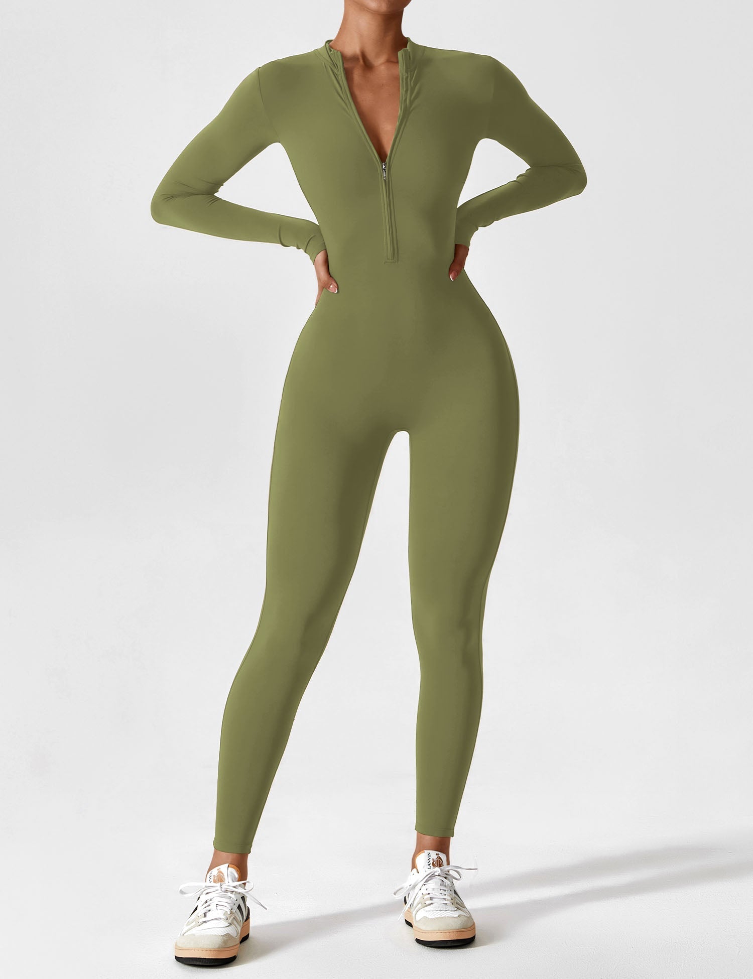 Nina | Summer Long Sleeve Zip Set - ginlerie 12