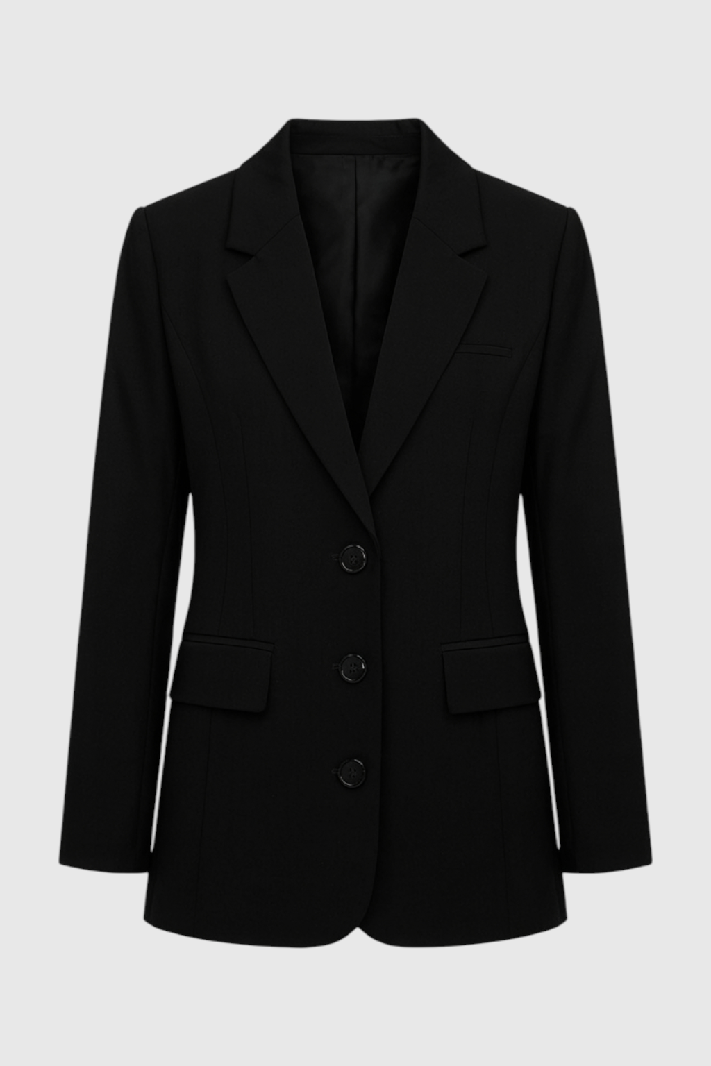 Nina | Tailored Black Blazer - ginlerie 0