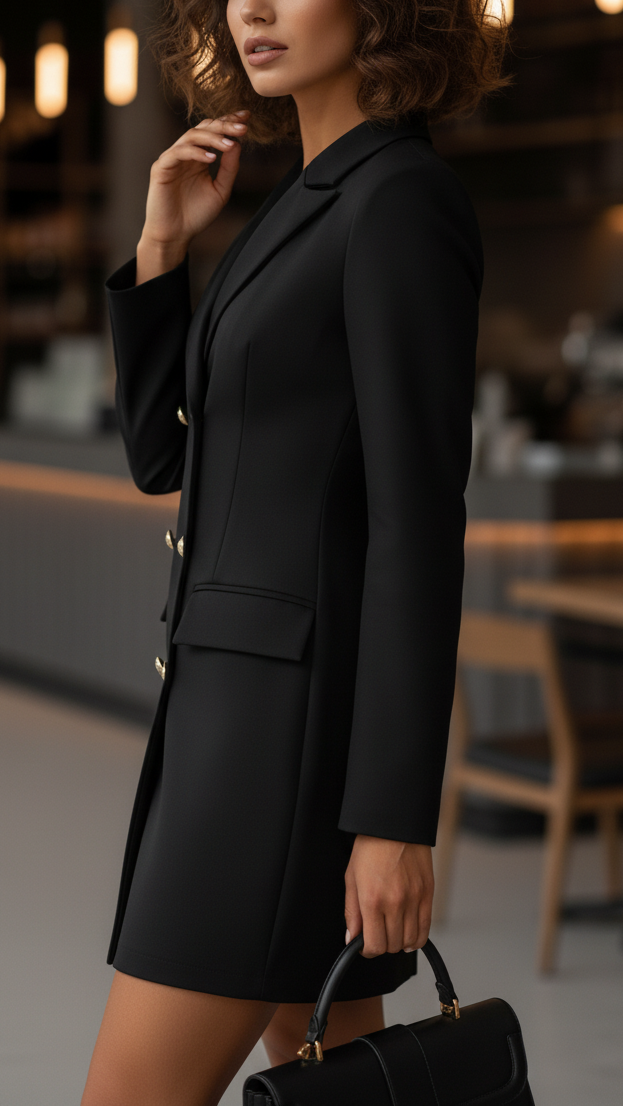 Nina | Tailored Blazer Dress - ginlerie 2