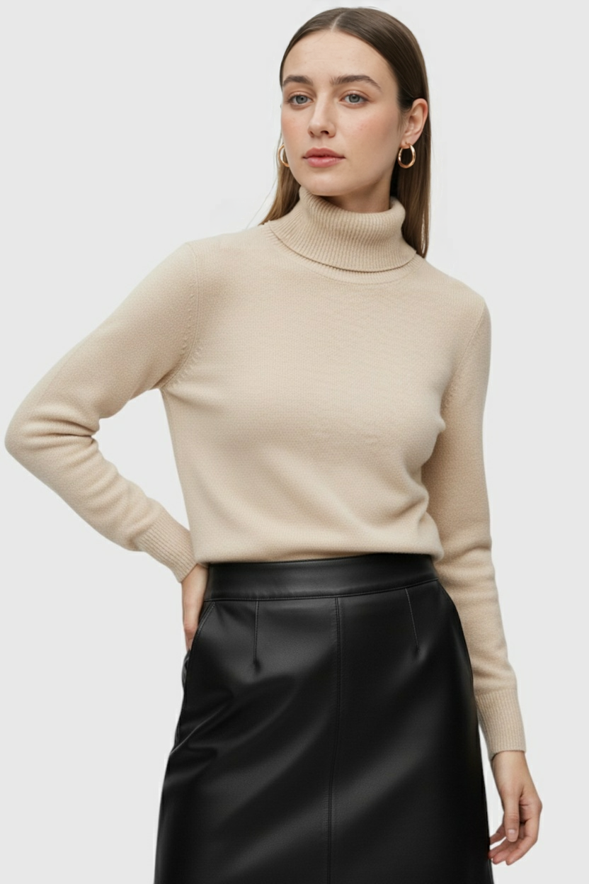 Nina | Turtleneck Sweater - ginlerie 3