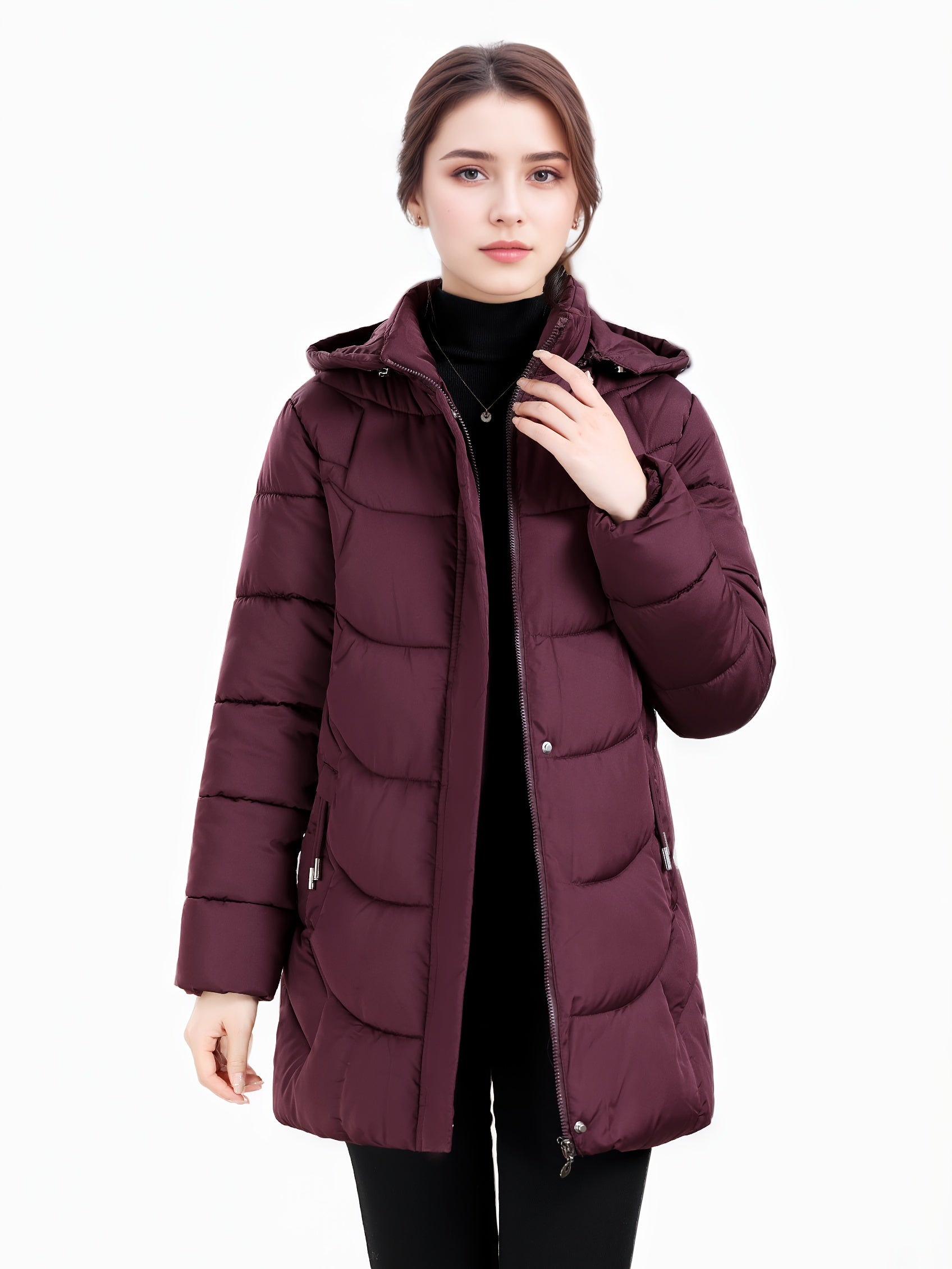 Olivia | Hooded Puffer Coat - ginlerie 2