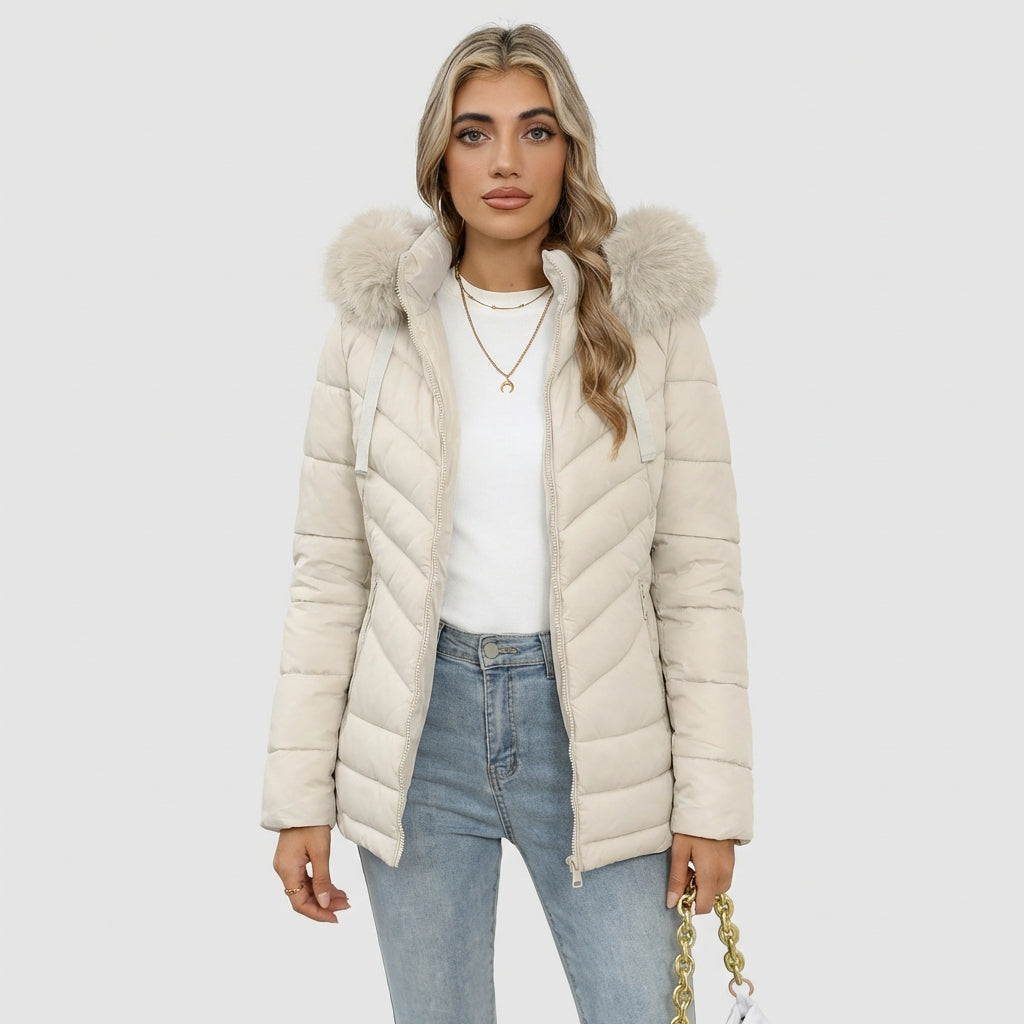 Ruby | Quilted Puffer Jacket - ginlerie 1