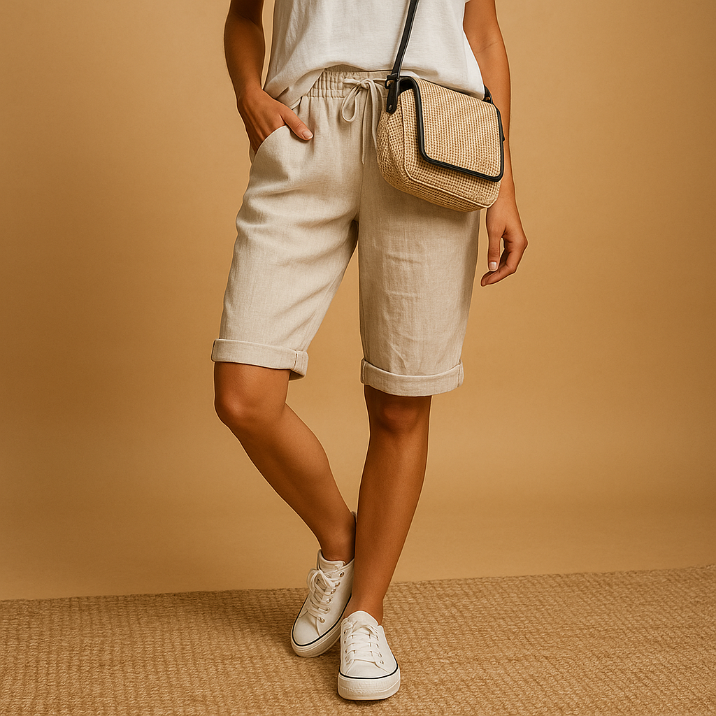 Serena | Relaxed Capri Trousers - ginlerie 6