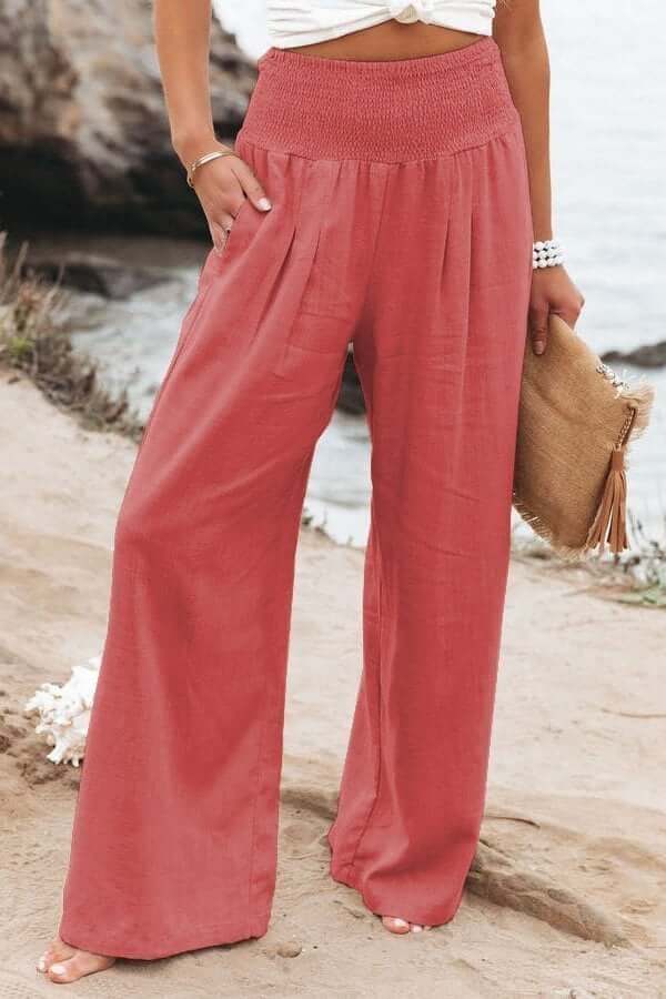 Serena | Wide Leg Trousers - ginlerie 5