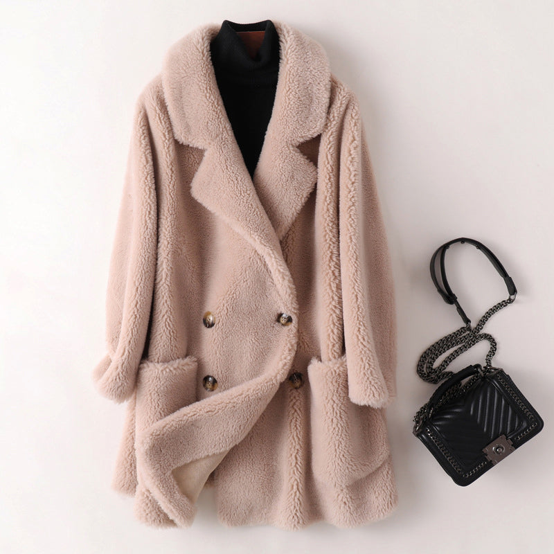 Sofia | Oversized Shearling Coat - ginlerie 2