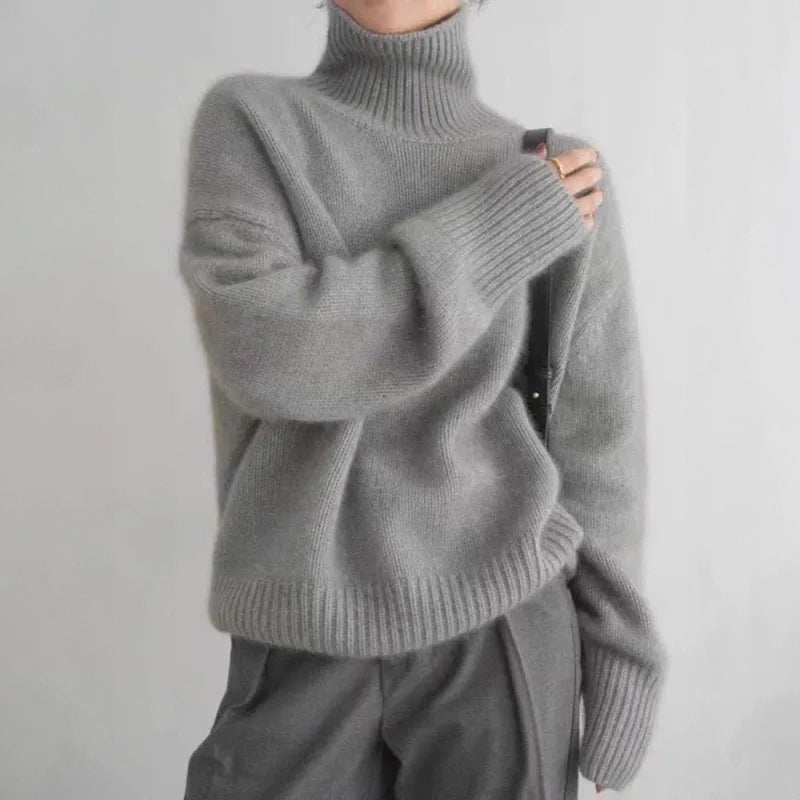 Sofia | Relaxed Knit Pullover - ginlerie 0