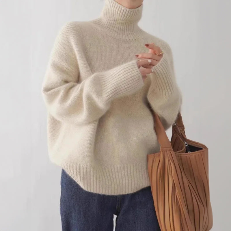Sofia | Relaxed Knit Pullover - ginlerie 3
