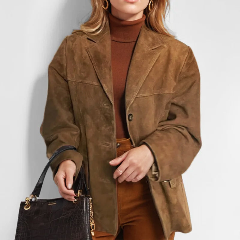 Sofia | Suede Jacket - ginlerie 0