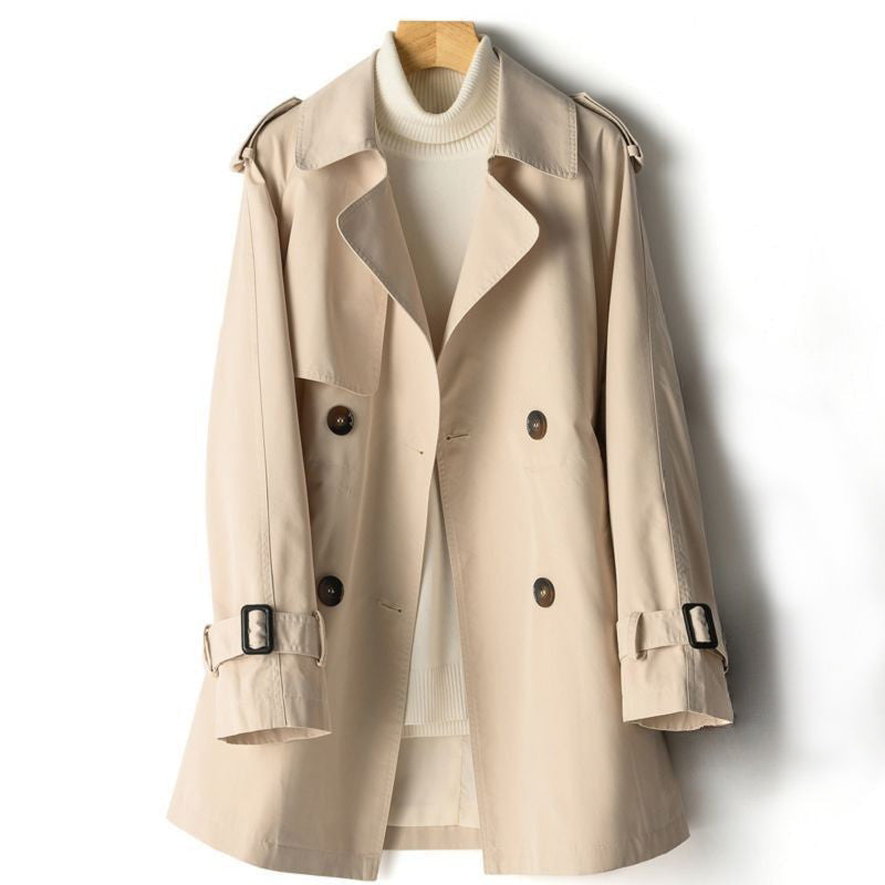 Sophia | Black Trench Coat - ginlerie 3