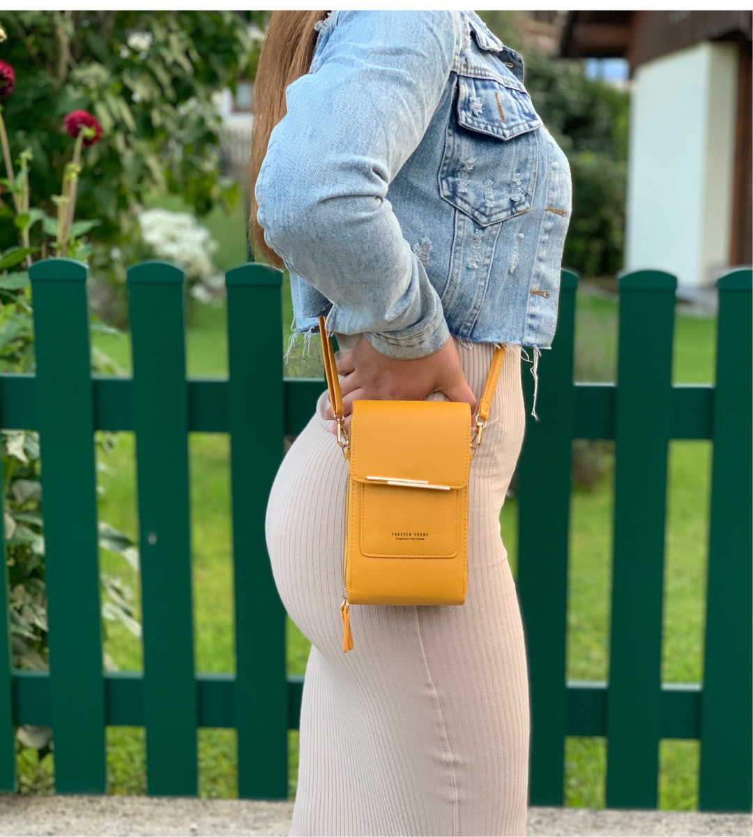 Sophia | Modern Vegan Leather Shoulder Bag - ginlerie 2