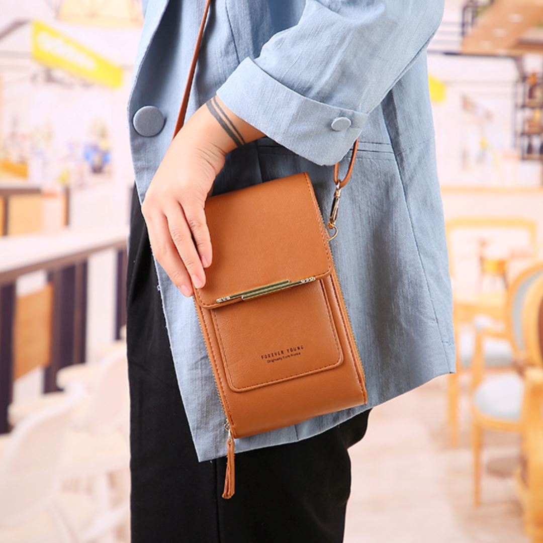 Sophia | Modern Vegan Leather Shoulder Bag - ginlerie 4