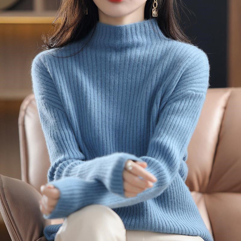 Sophia | Striped Knit Sweater - ginlerie 0