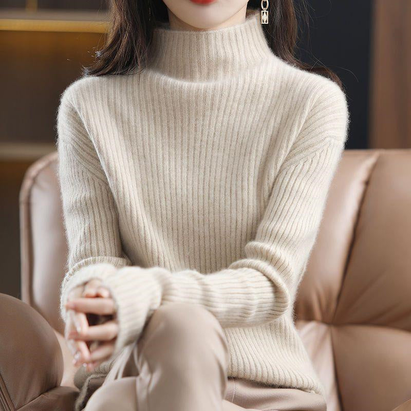 Sophia | Striped Knit Sweater - ginlerie 4