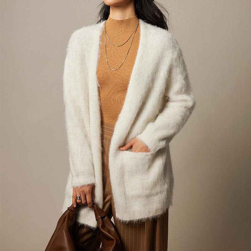Sophia | Ultra Soft Alpaca Cardigan Sweater - ginlerie 0