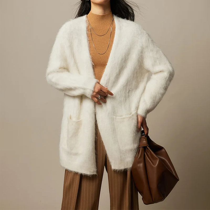 Sophia | Ultra Soft Alpaca Cardigan Sweater - ginlerie 3