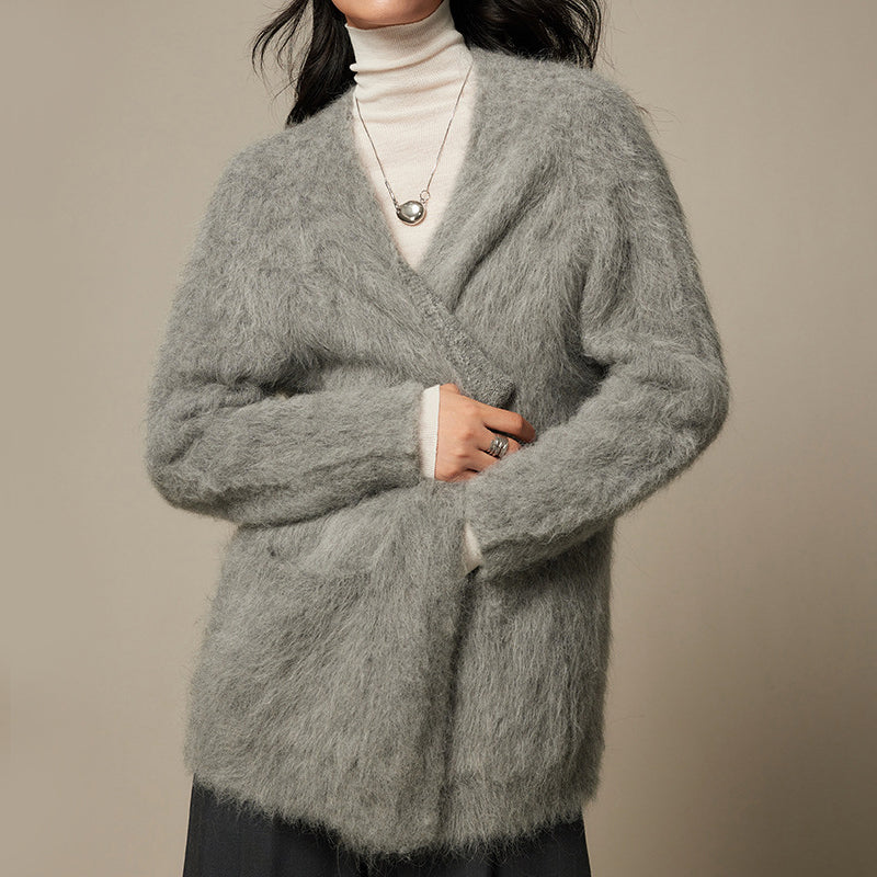 Sophia | Ultra Soft Alpaca Cardigan Sweater - ginlerie 4