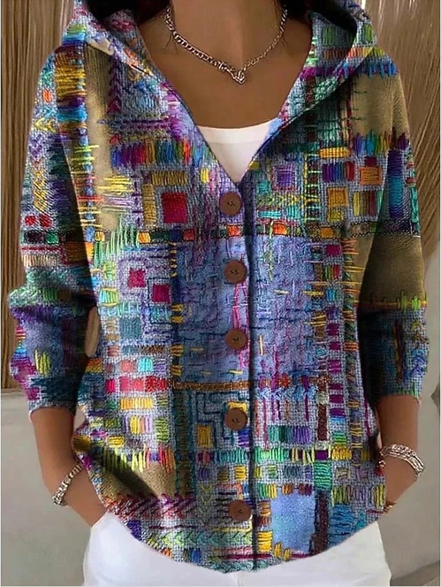 Sophia | V-Neck Long Cardigan Sweater - ginlerie 0