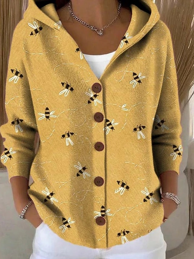 Sophia | V-Neck Long Cardigan Sweater - ginlerie 1