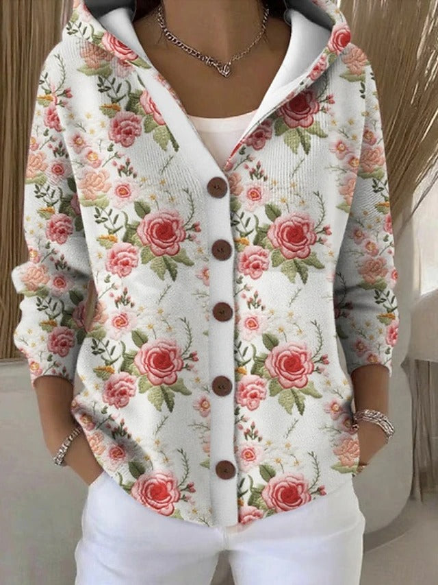 Sophia | V-Neck Long Cardigan Sweater - ginlerie 4