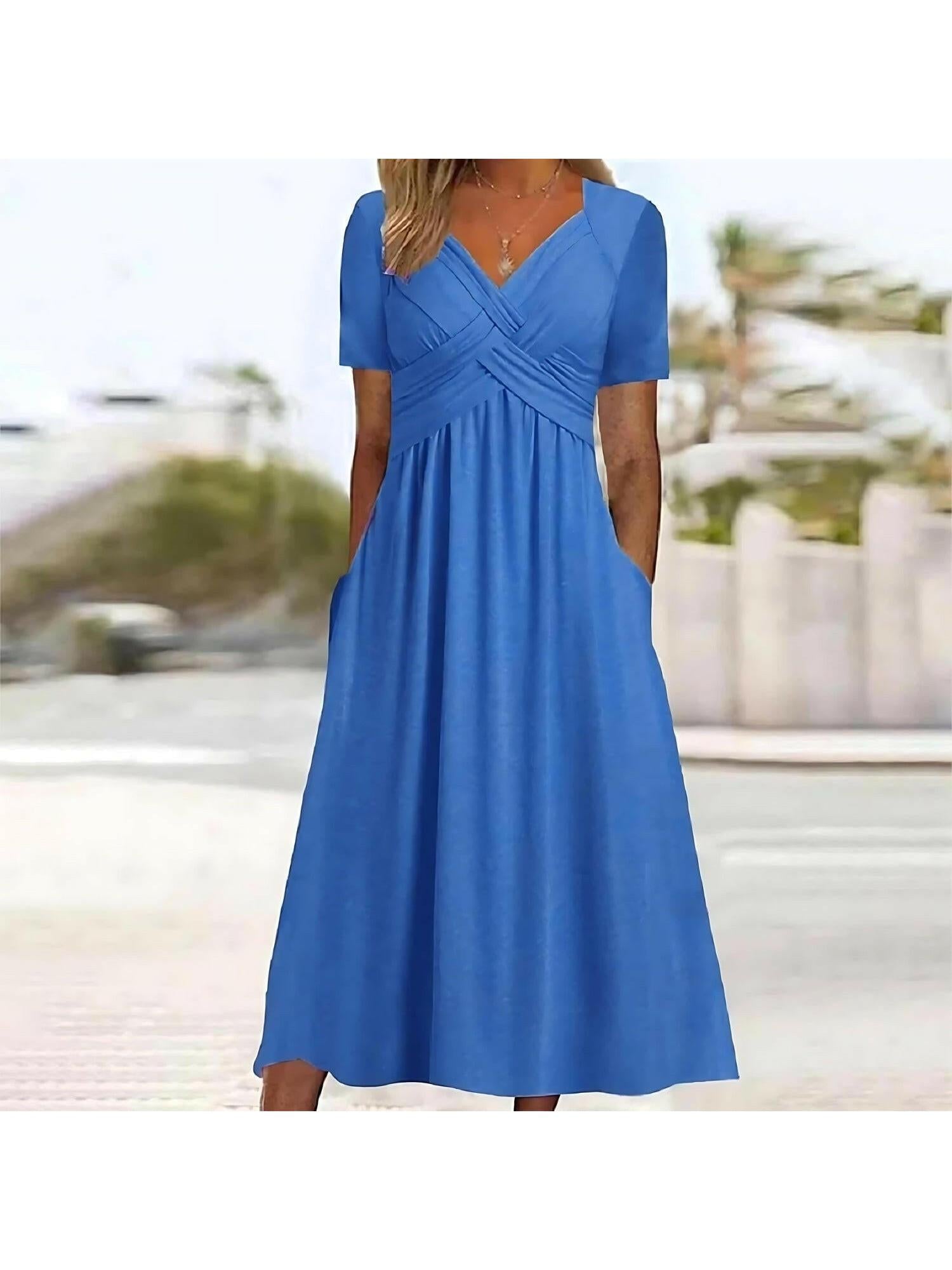 Vera | Long Sleeve Green Midi Dress - ginlerie 1