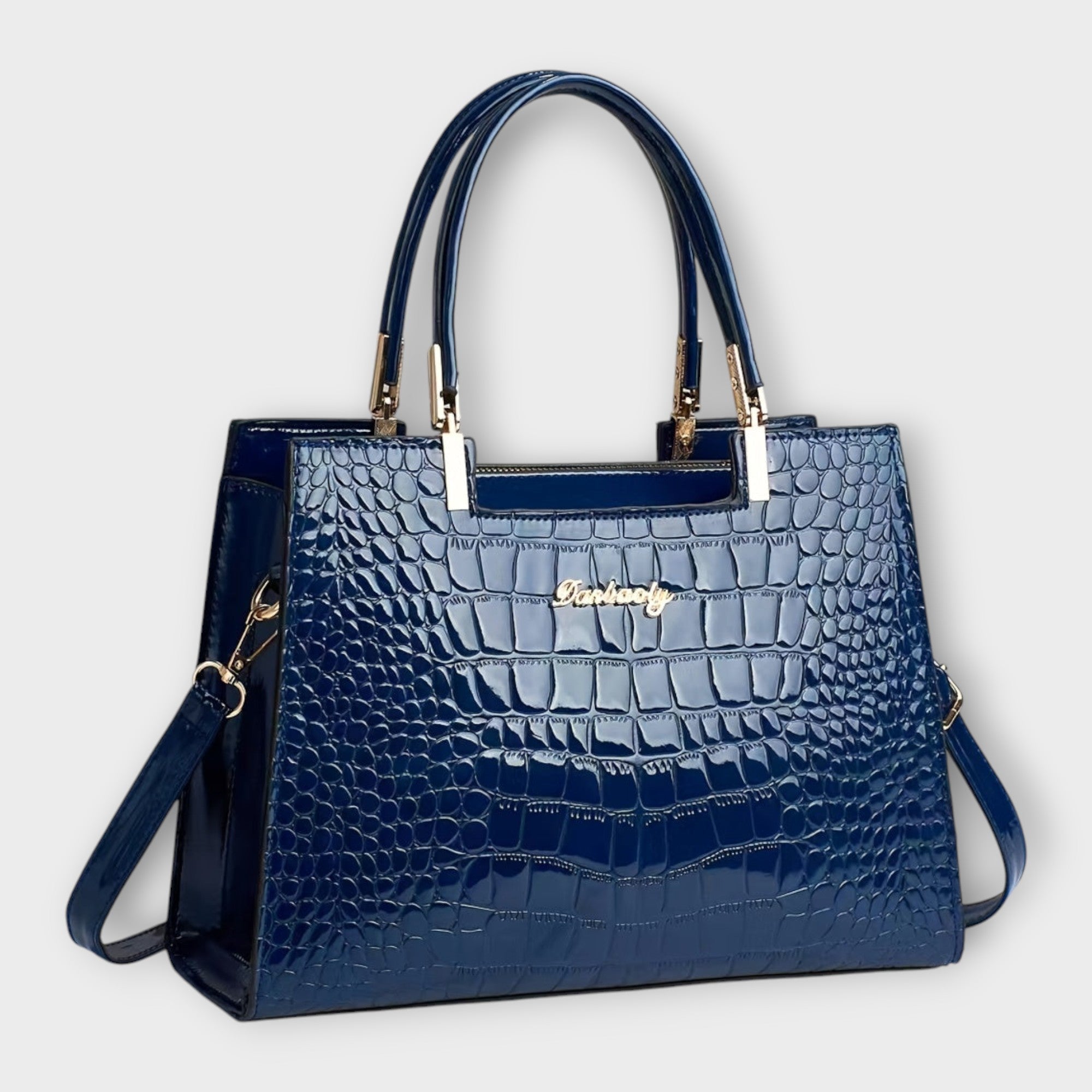 Victoria | Crocodile Pattern Handbag - ginlerie 6