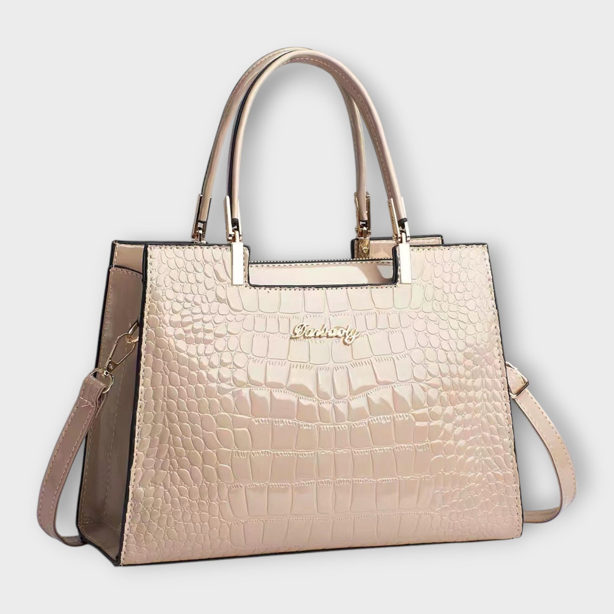 Victoria | Crocodile Pattern Handbag - ginlerie 7
