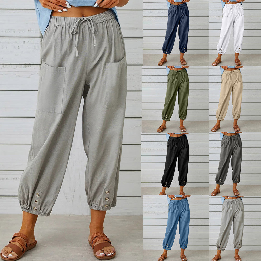 Victoria | Elegant Lightweight Trousers - ginlerie 1