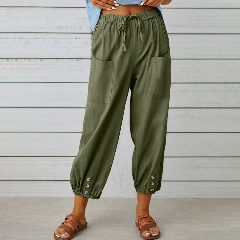 Victoria | Elegant Lightweight Trousers - ginlerie 2