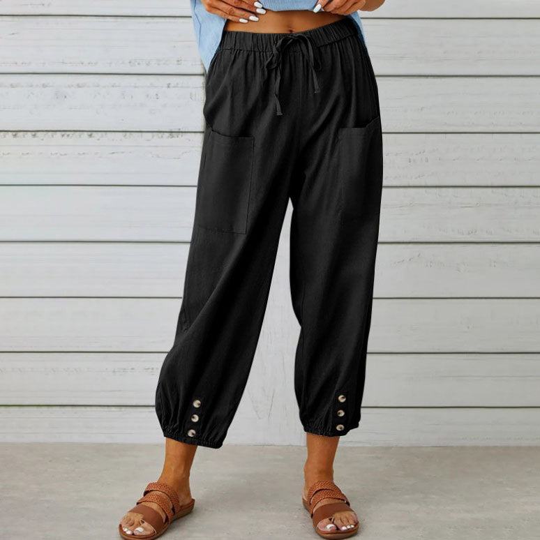 Victoria | Elegant Lightweight Trousers - ginlerie 3
