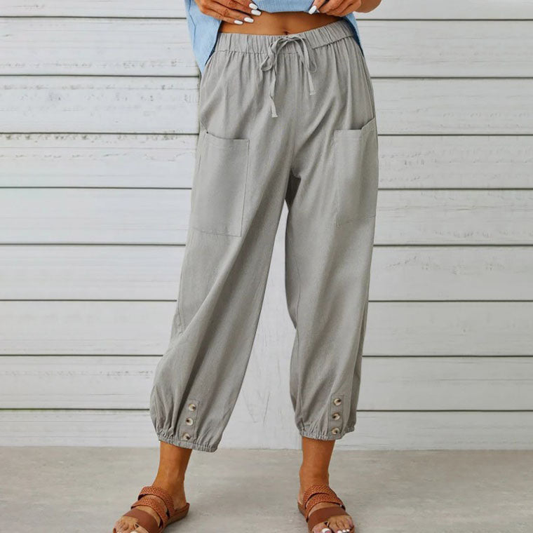 Victoria | Elegant Lightweight Trousers - ginlerie 5